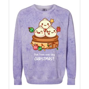 DIM SUM CHRISTMAS TEE Classic Colorblast Crewneck Sweatshirt