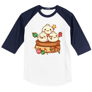 DIM SUM CHRISTMAS TEE Classic Baseball Sleeve Shirt