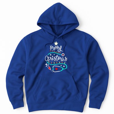 Doctor Stethoscope Christmas Gift Nurse Merry Christmas Tree Gift Hoodie