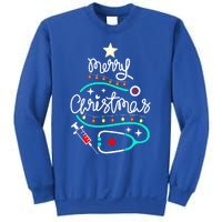 Doctor Stethoscope Christmas Gift Nurse Merry Christmas Tree Gift Sweatshirt