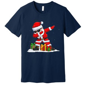 Dabbing Santa Claus Christmas Funny Funny Xmas Dab Dance Premium T-Shirt