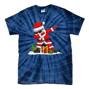 Dabbing Santa Claus Christmas Funny Funny Xmas Dab Dance Tie-Dye T-Shirt