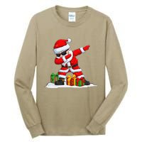 Dabbing Santa Claus Christmas Funny Funny Xmas Dab Dance Tall Long Sleeve T-Shirt