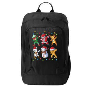 Dabbing Santa Christmas Boy Girls Xmas Dab City Backpack