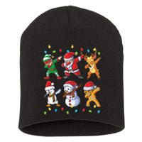 Dabbing Santa Christmas Boy Girls Xmas Dab Short Acrylic Beanie