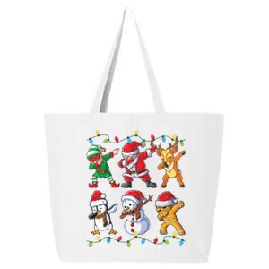 Dabbing Santa Christmas Boy Girls Xmas Dab 25L Jumbo Tote