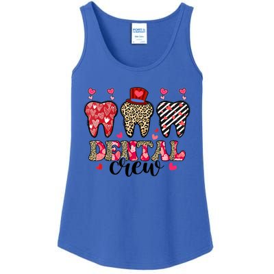 Dental Squad Cute Teeth Dental Assistant Valentine's Day Gift Ladies Essential Tank