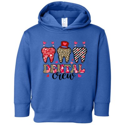 Dental Squad Cute Teeth Dental Assistant Valentine's Day Gift Toddler Hoodie