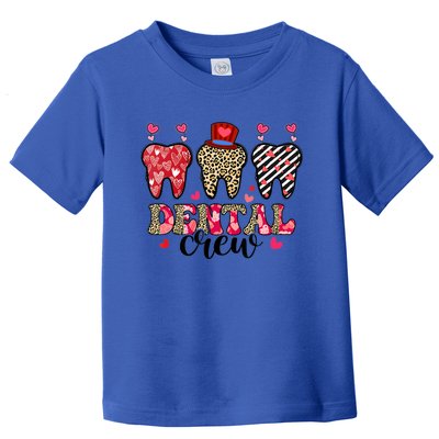 Dental Squad Cute Teeth Dental Assistant Valentine's Day Gift Toddler T-Shirt