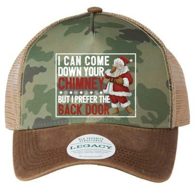 Dirty Santa Claus Jokes Xmas Pj I Can Come Down Your Chimney Gift Legacy Tie Dye Trucker Hat