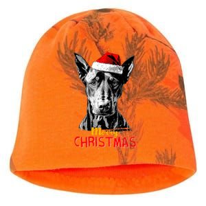 Doberman Santa Claus Hat Merry Christmas Dog Xmas Dogs Kati - Camo Knit Beanie