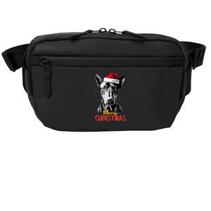 Doberman Santa Claus Hat Merry Christmas Dog Xmas Dogs Crossbody Pack