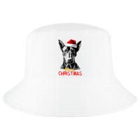 Doberman Santa Claus Hat Merry Christmas Dog Xmas Dogs Cool Comfort Performance Bucket Hat