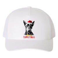 Doberman Santa Claus Hat Merry Christmas Dog Xmas Dogs Yupoong Adult 5-Panel Trucker Hat