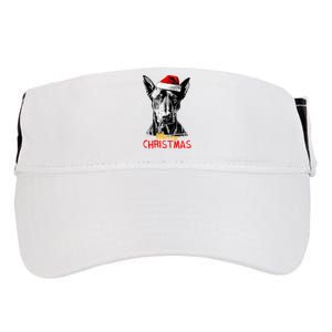 Doberman Santa Claus Hat Merry Christmas Dog Xmas Dogs Adult Drive Performance Visor