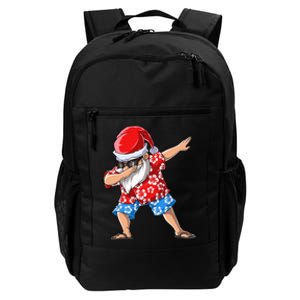 Dabbing Santa Christmas in July Hawaiian Xmas Dab Daily Commute Backpack