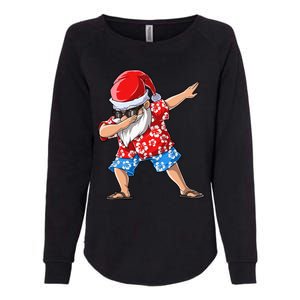 Dabbing Santa Christmas in July Hawaiian Xmas Dab Womens California Wash Sweatshirt