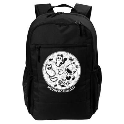 Distressed Science Cat Bacteria Microbiology Meowcrobiology Daily Commute Backpack