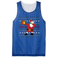 Dabbing Santa Christmas Softball Ugly Xmas Gift Mesh Reversible Basketball Jersey Tank