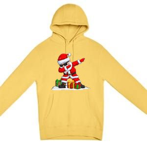 Dabbing Santa Claus Christmas Funny Funny Xmas Dab Dance Premium Pullover Hoodie