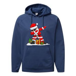 Dabbing Santa Claus Christmas Funny Funny Xmas Dab Dance Performance Fleece Hoodie