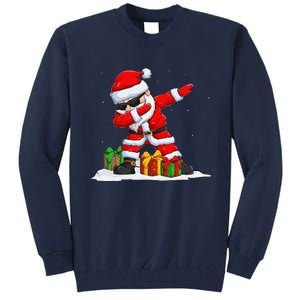 Dabbing Santa Claus Christmas Funny Funny Xmas Dab Dance Tall Sweatshirt