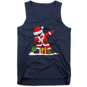 Dabbing Santa Claus Christmas Funny Funny Xmas Dab Dance Tank Top