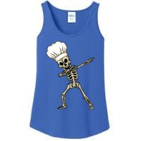 Dabbing Skeleton Chef Halloween Dabbing Scary Chef Gift Ladies Essential Tank