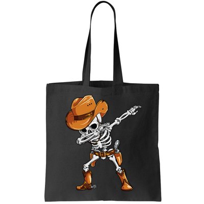 Dabbing Skeleton Cowboy Halloween Men Funny Dab Dance Bag