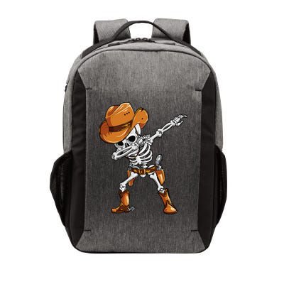 Dabbing Skeleton Cowboy Halloween Men Funny Dab Dance Vector Backpack