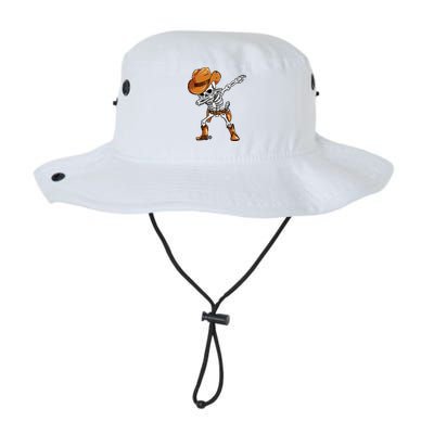 Dabbing Skeleton Cowboy Halloween Men Funny Dab Dance Bucket Hat
