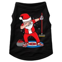 Dabbing Santa Curling Player Curling Broom Curler Curling Doggie Tank