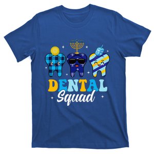 Dental Squad Cute Teeth Dreidel Menorah Jewish Hanukkah  T-Shirt