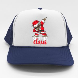 Dabbing Slotha Claus Merry Slothmas Christmas Pajama Meaningful Gift Trucker Hat