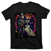 Dancing Skeletons Costume Dia De Los Muertos Day of The Dead T-Shirt