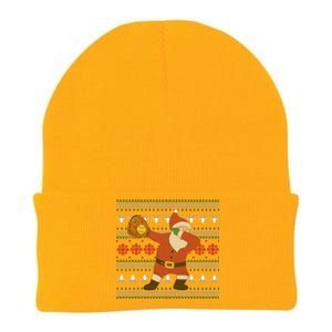 Dabbing Santa Christmas Softball Knit Cap Winter Beanie