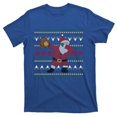 Dabbing Santa Christmas Softball T-Shirt