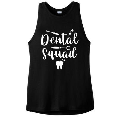 Dental Squad Costume Dental Assistant Cute Gift Ladies PosiCharge Tri-Blend Wicking Tank