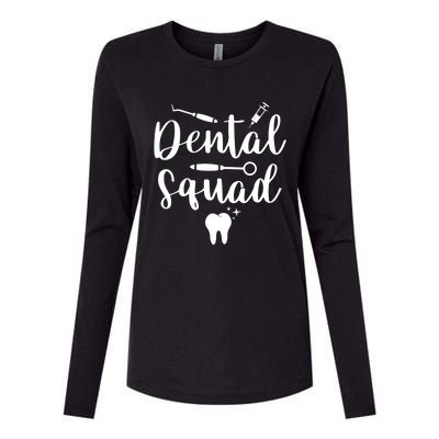 Dental Squad Costume Dental Assistant Cute Gift Womens Cotton Relaxed Long Sleeve T-Shirt