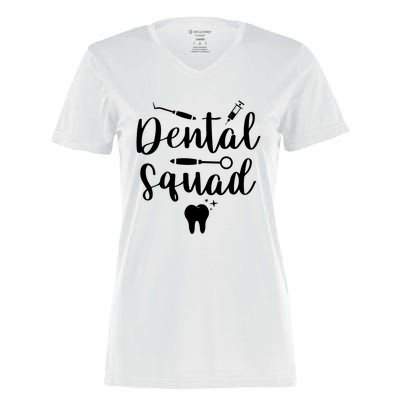 Dental Squad Costume Dental Assistant Cute Gift Women's Momentum V-Neck T-Shirt