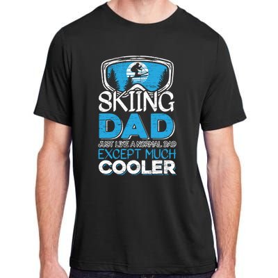 Dad Ski Cool Dad Christmas Stepfather Gift Adult ChromaSoft Performance T-Shirt