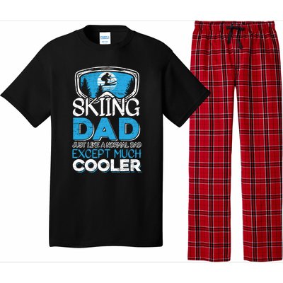 Dad Ski Cool Dad Christmas Stepfather Gift Pajama Set