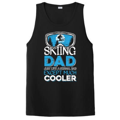 Dad Ski Cool Dad Christmas Stepfather Gift PosiCharge Competitor Tank