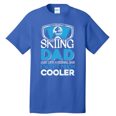 Dad Ski Cool Dad Christmas Stepfather Gift Tall T-Shirt