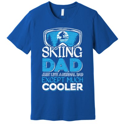 Dad Ski Cool Dad Christmas Stepfather Gift Premium T-Shirt