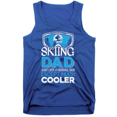 Dad Ski Cool Dad Christmas Stepfather Gift Tank Top