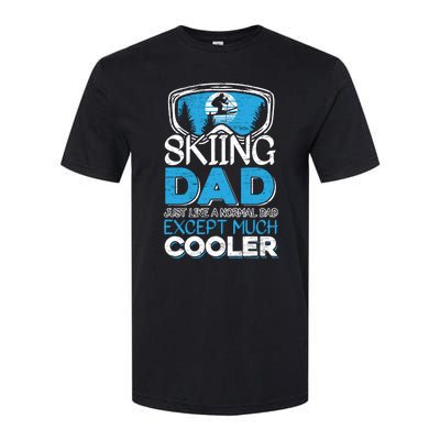 Dad Ski Cool Dad Christmas Stepfather Gift Softstyle CVC T-Shirt