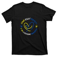 Down Syndrome Down Right Perfect Awareness Trisomy 21 Gift T-Shirt