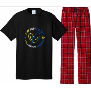 Down Syndrome Down Right Perfect Awareness Trisomy 21 Gift Pajama Set