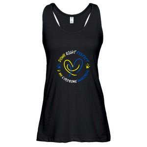 Down Syndrome Down Right Perfect Awareness Trisomy 21 Gift Ladies Essential Flowy Tank